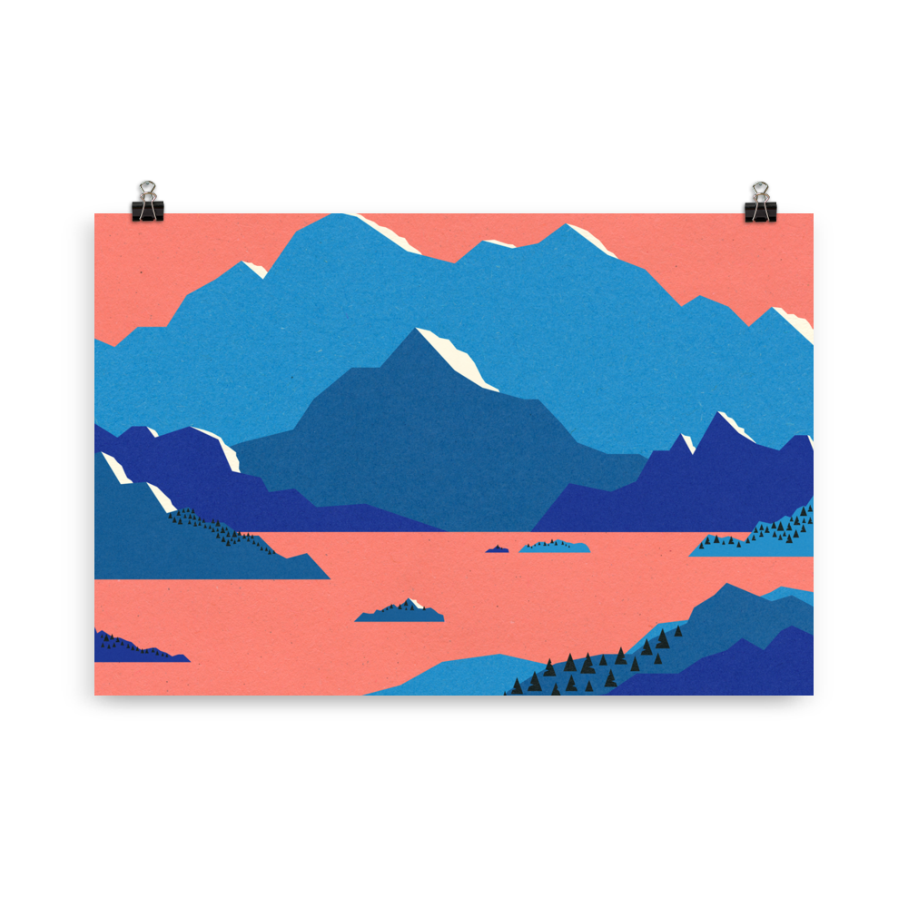 Poster Art Print Illustration – Swedish Mornings II