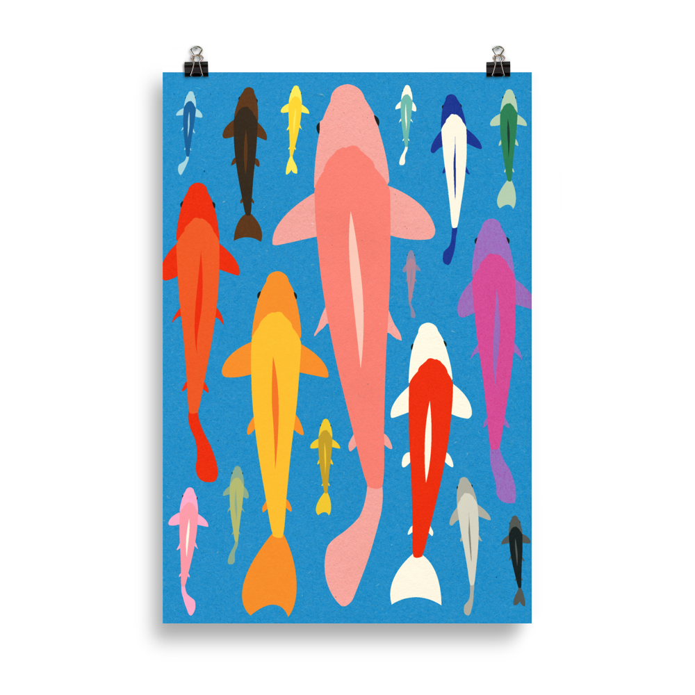 Poster Art Print Illustration – KOI