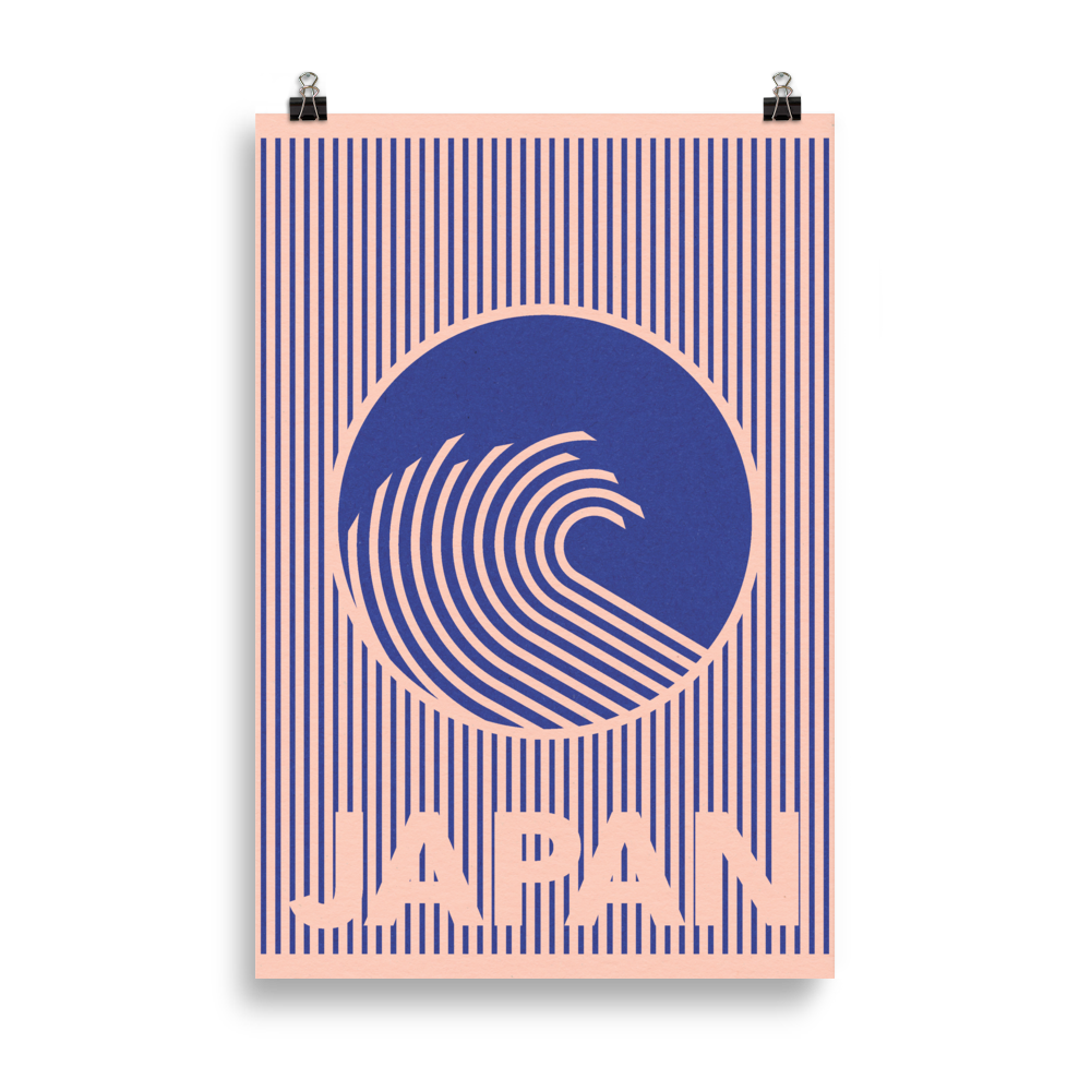 Poster Art Print Illustration – The Great Wave Of Japan