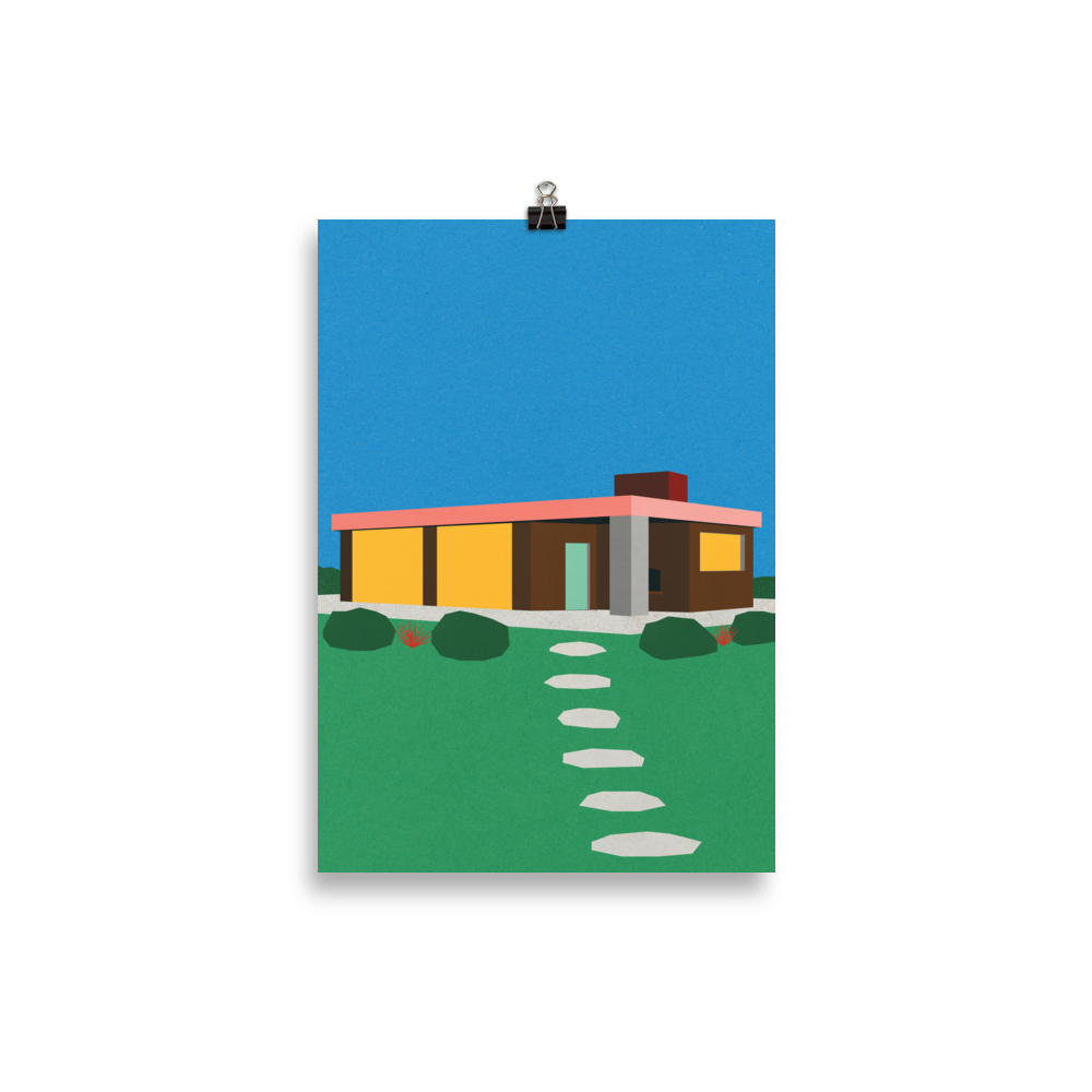 Poster Art Print Illustration – The Elster House
