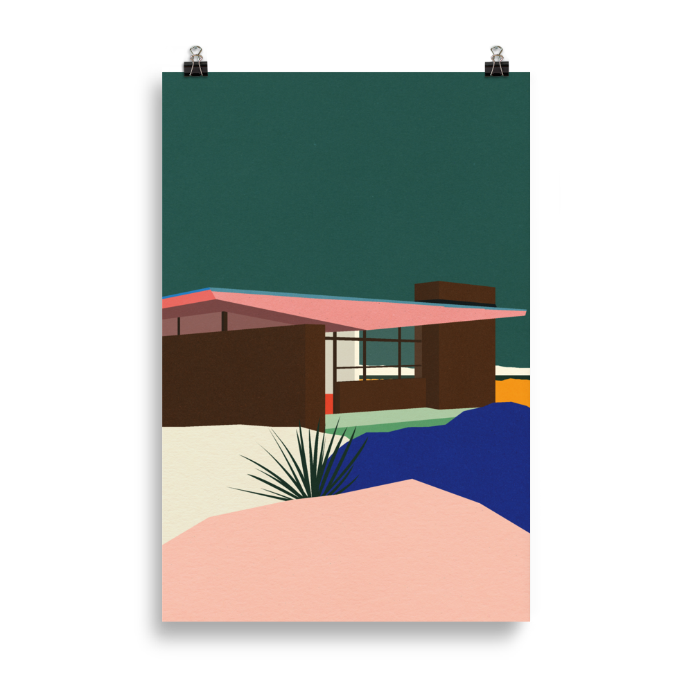 Poster Art Print Illustration – Edris House