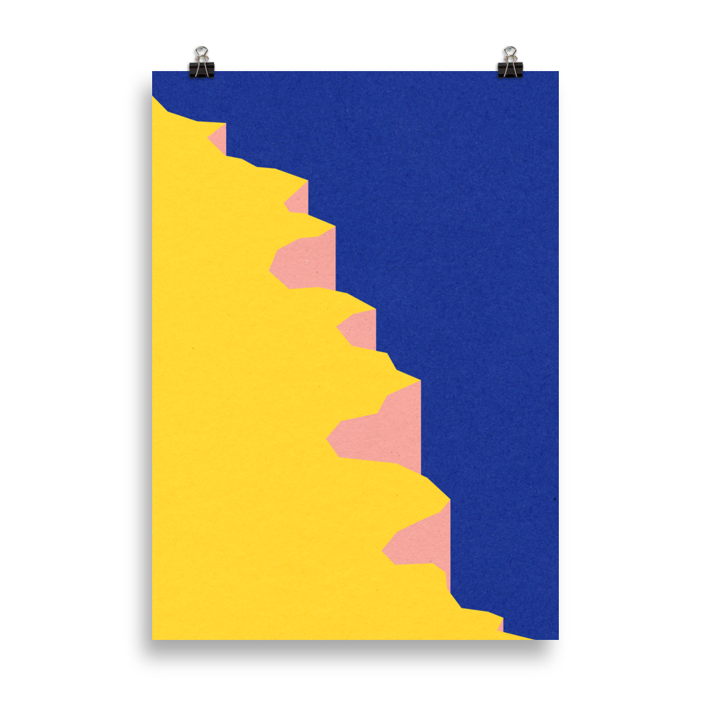 Poster Art Print Illustration – Big Sur V