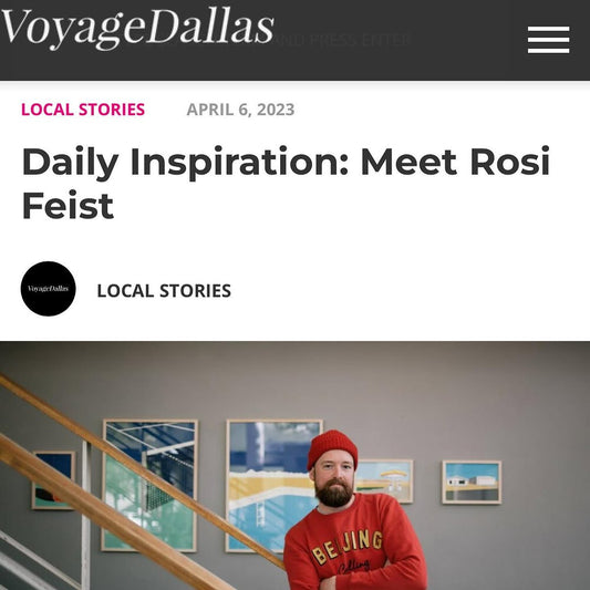 Interview at the Voyage Dallas Magazine