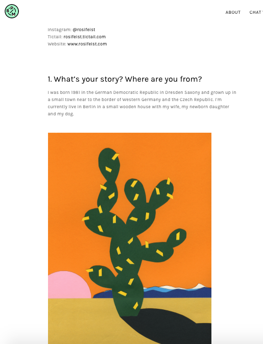 Interview Ballpit Magazine