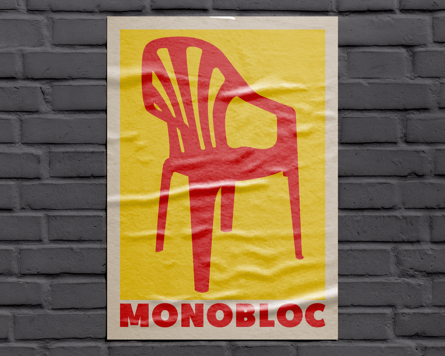 Fine Art Print - MONOBLOC Graphic Poster