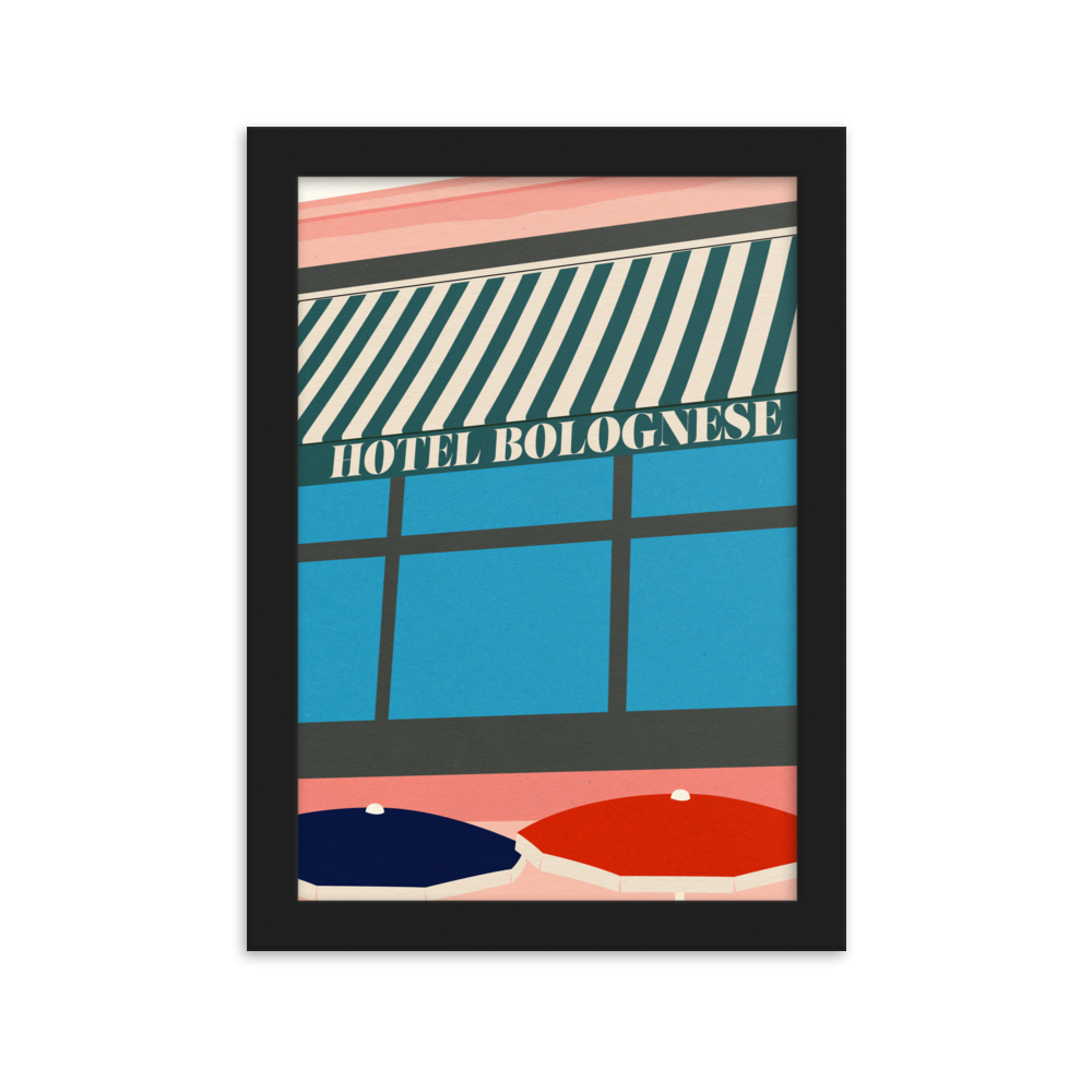 Framed Fine Art Print – Hotel Bolognese