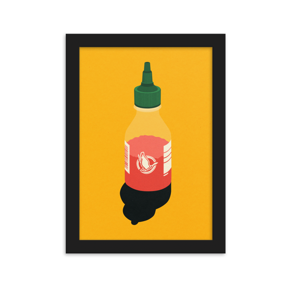 Framed Fine Art Print – Chili Sauce