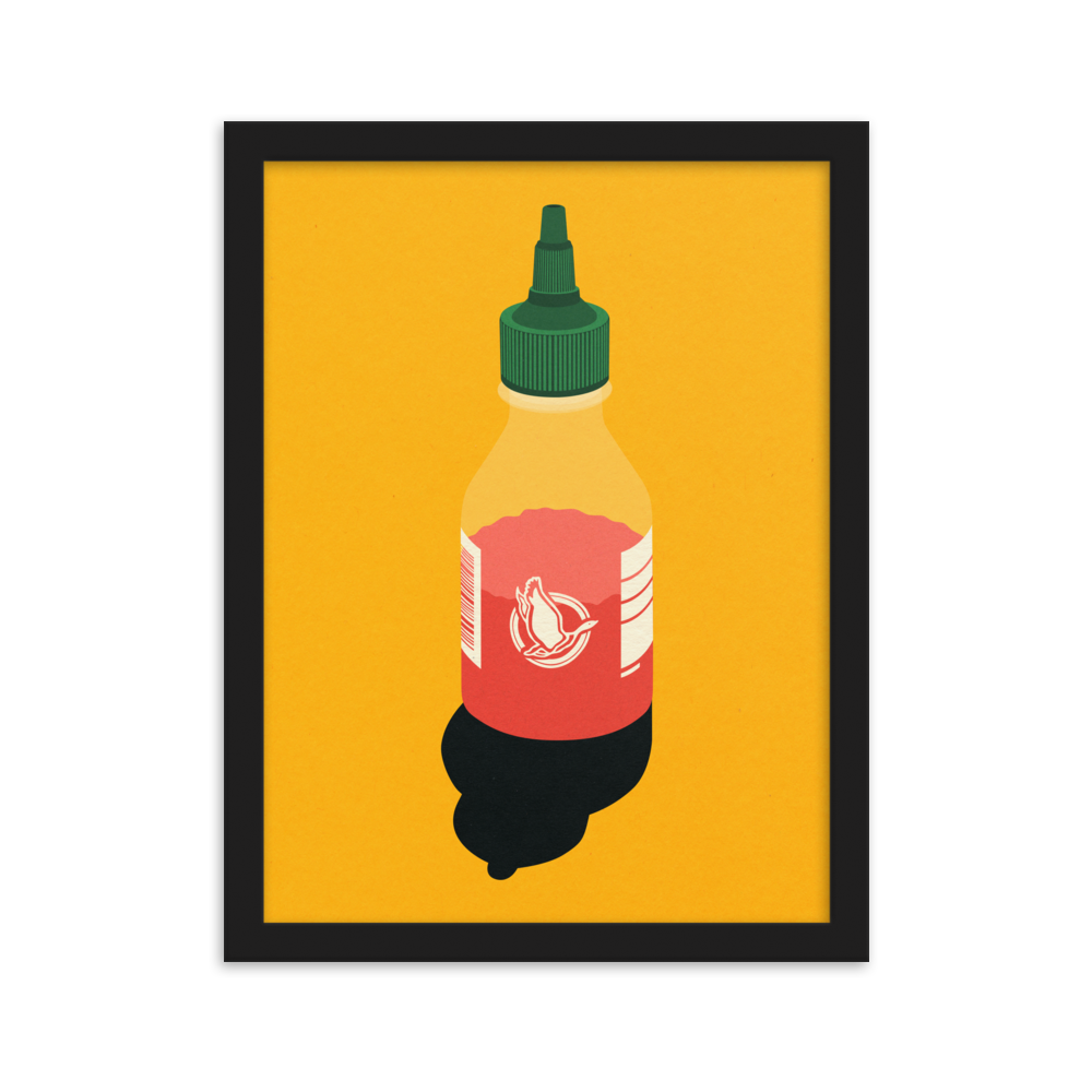 Framed Fine Art Print – Chili Sauce