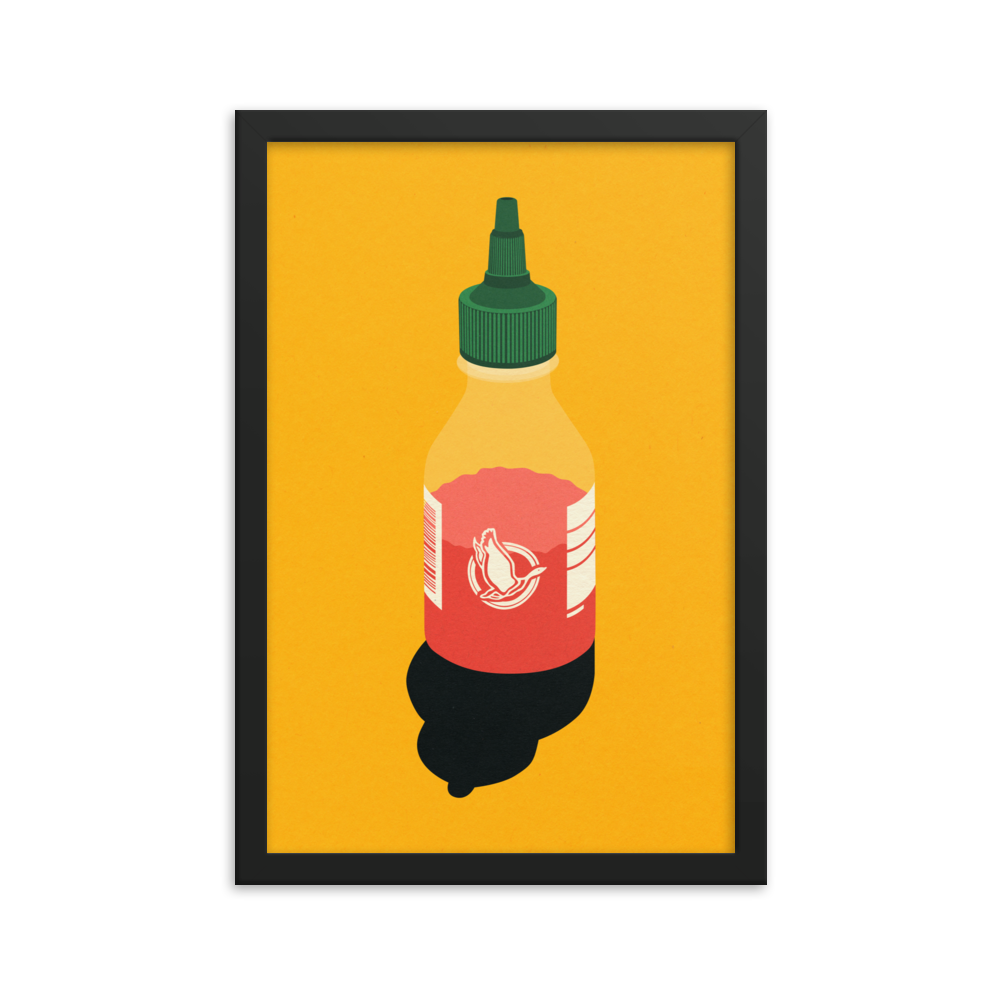 Framed Fine Art Print – Chili Sauce