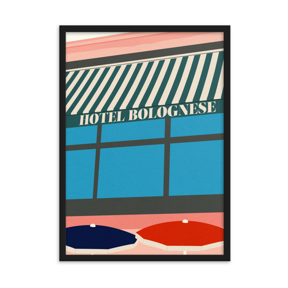 Framed Fine Art Print – Hotel Bolognese