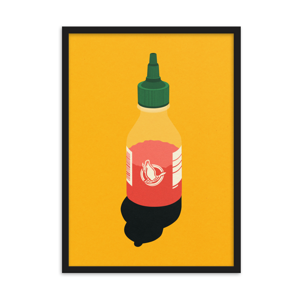 Framed Fine Art Print – Chili Sauce