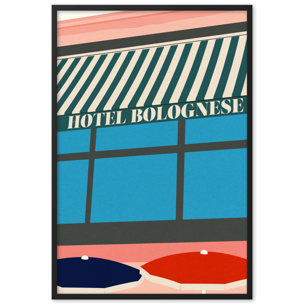 Framed Fine Art Print – Hotel Bolognese