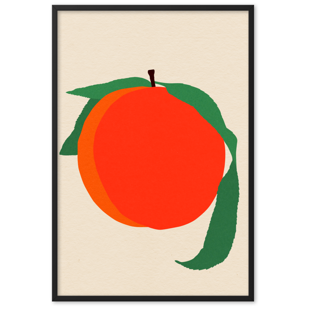 Framed Fine Art Print – Peach