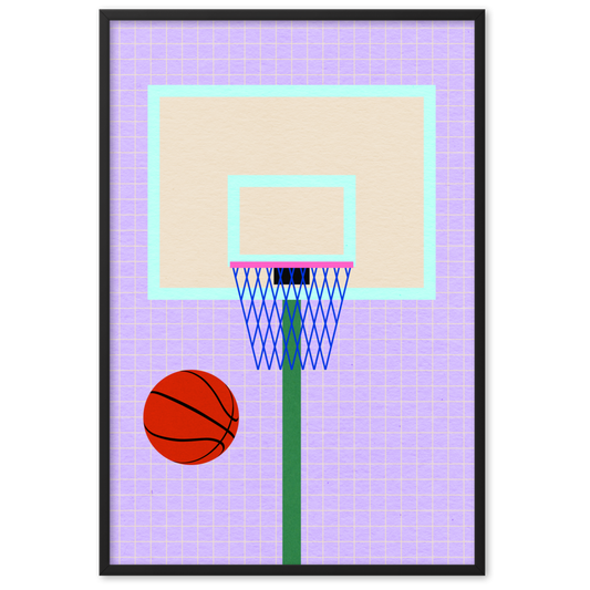 Framed Fine Art Print – New York Basketball