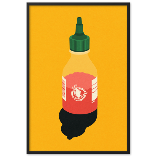 Framed Fine Art Print – Chili Sauce