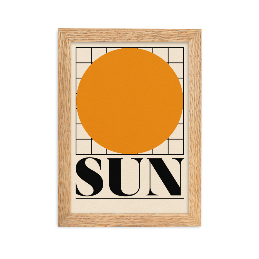 Framed Fine Art Print – SUN