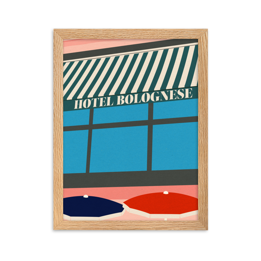 Framed Fine Art Print – Hotel Bolognese