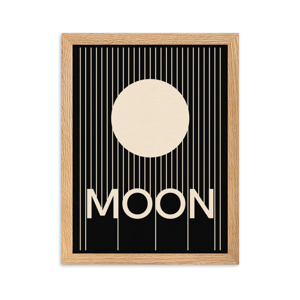Framed Fine Art Print – MOON