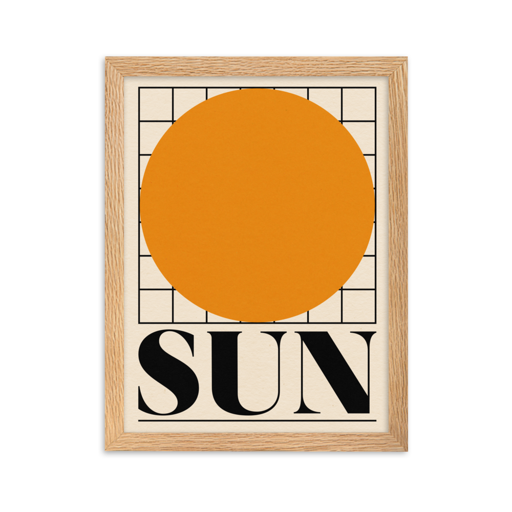 Framed Fine Art Print – SUN