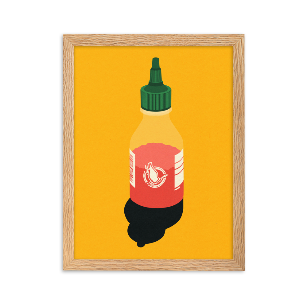 Framed Fine Art Print – Chili Sauce