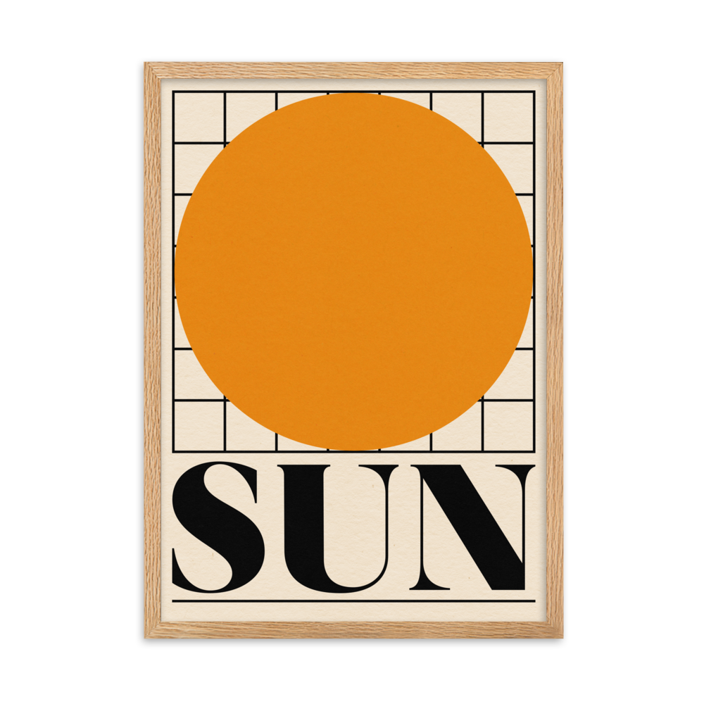 Framed Fine Art Print – SUN