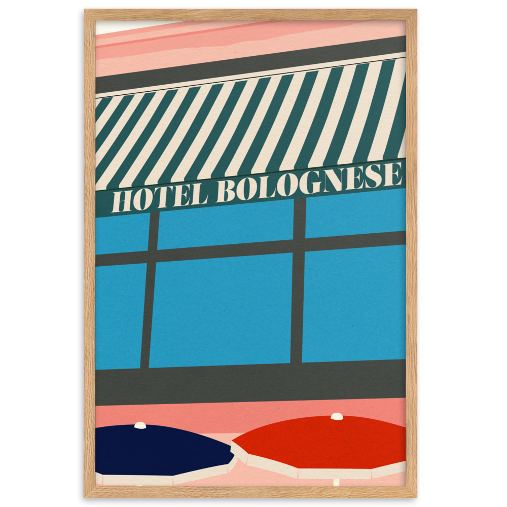 Framed Fine Art Print – Hotel Bolognese