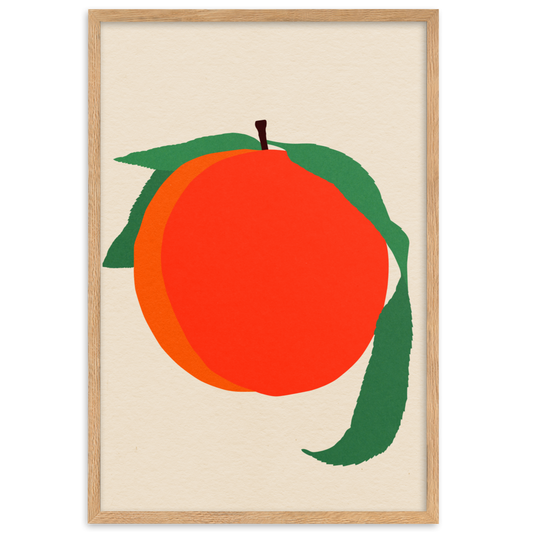 Framed Fine Art Print – Peach