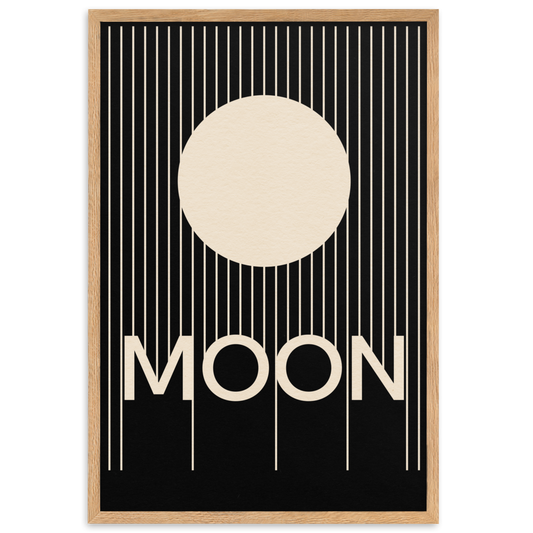 Framed Fine Art Print – MOON