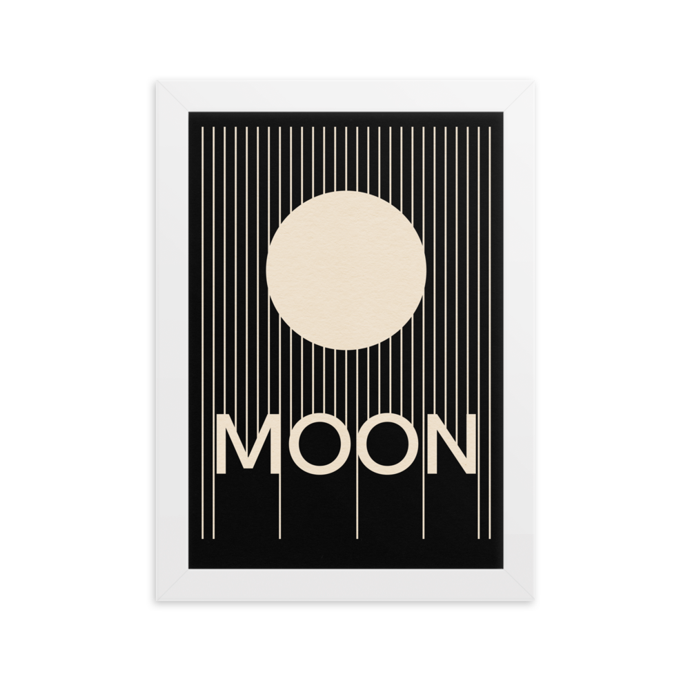 Framed Fine Art Print – MOON
