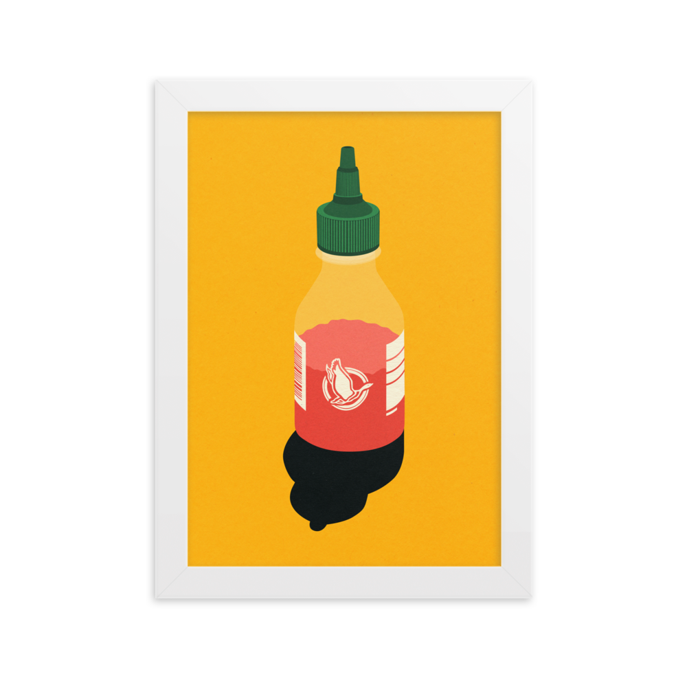 Framed Fine Art Print – Chili Sauce