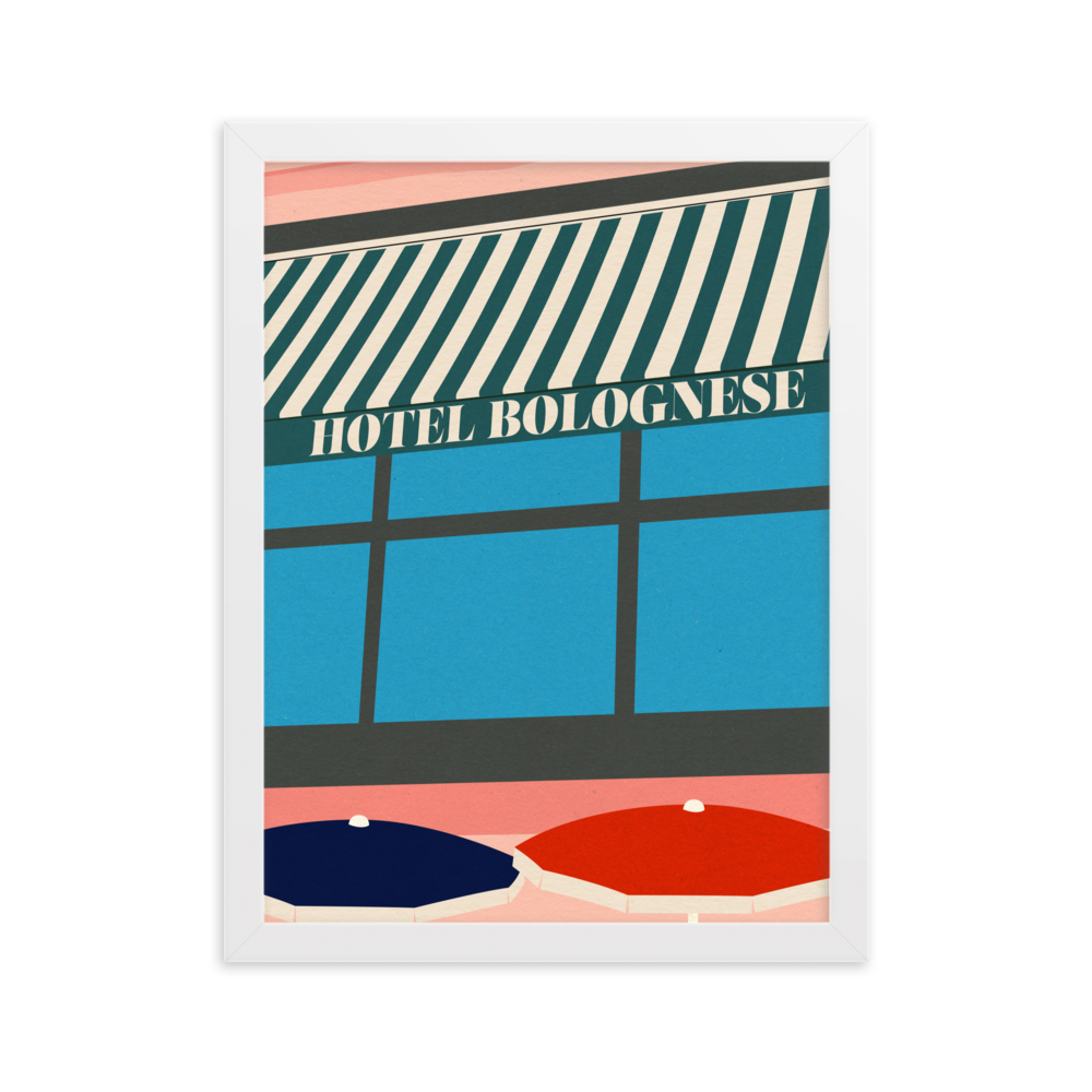 Framed Fine Art Print – Hotel Bolognese
