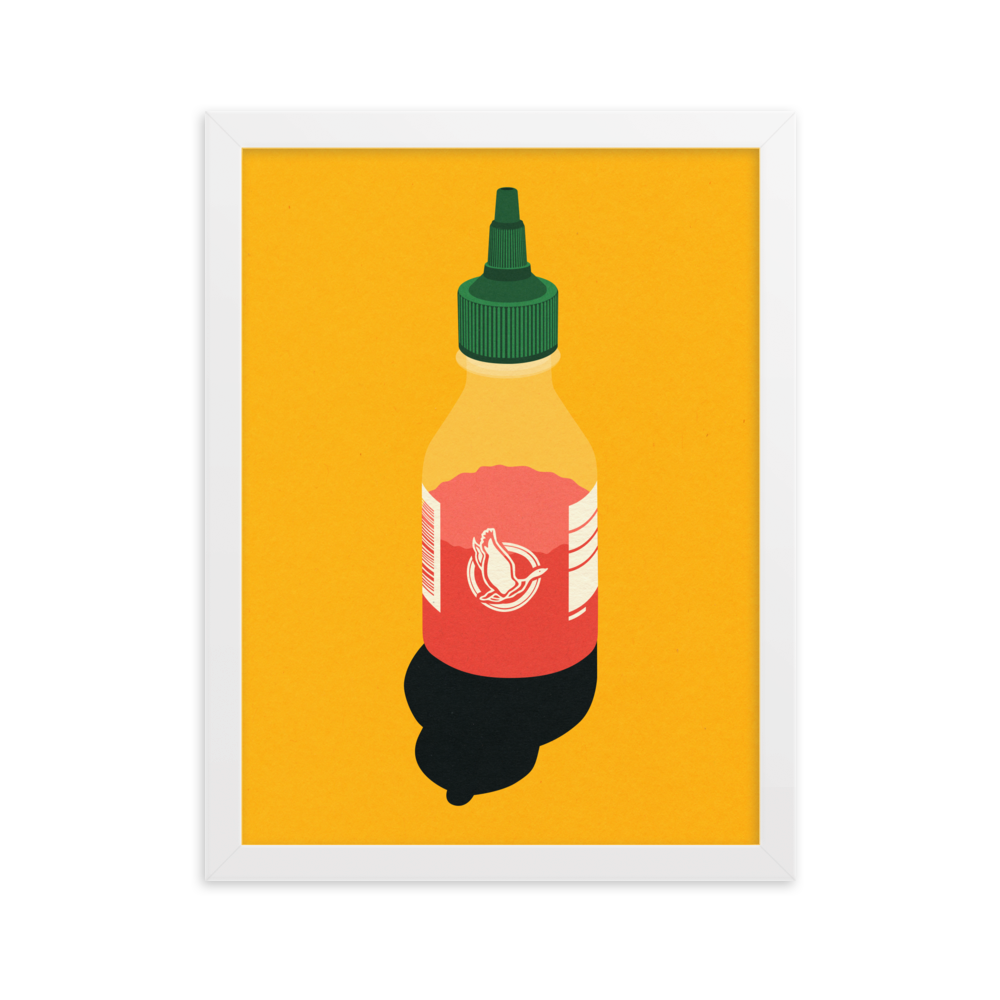 Framed Fine Art Print – Chili Sauce