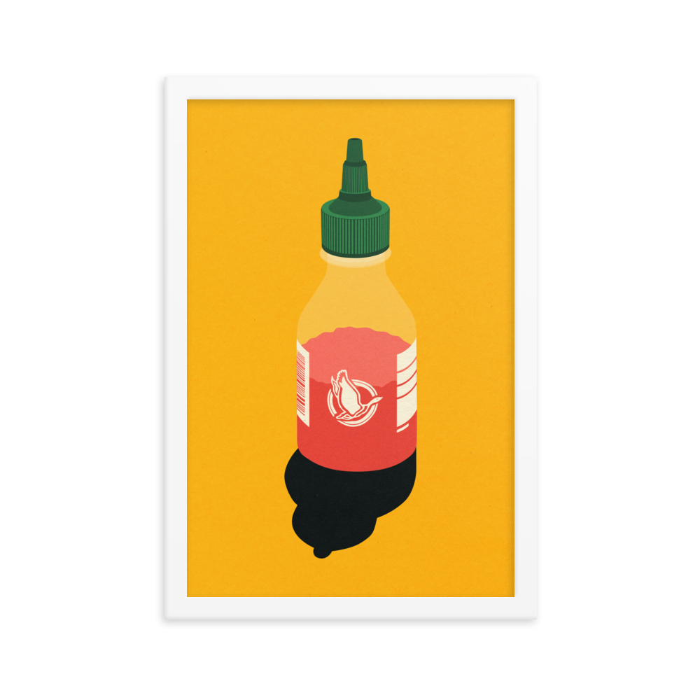 Framed Fine Art Print – Chili Sauce