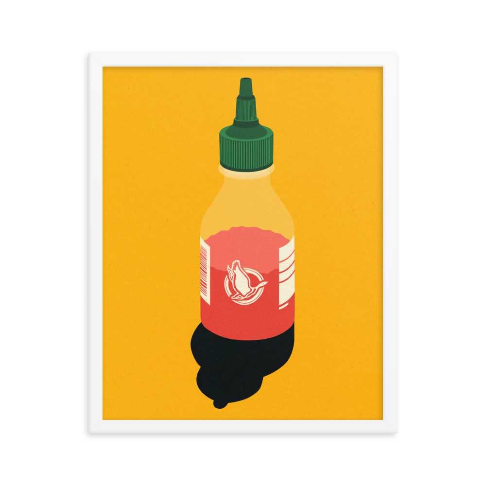 Framed Fine Art Print – Chili Sauce