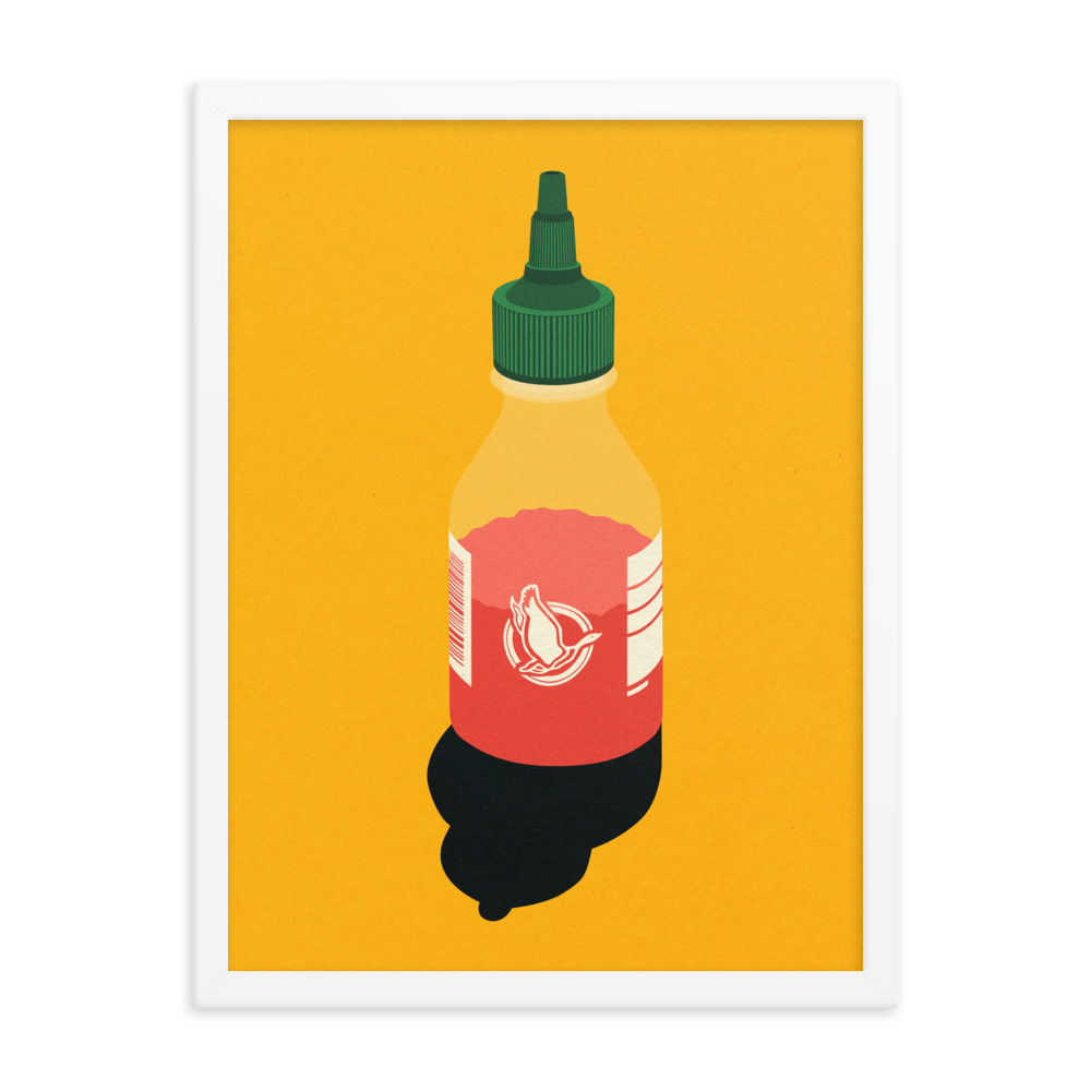 Framed Fine Art Print – Chili Sauce