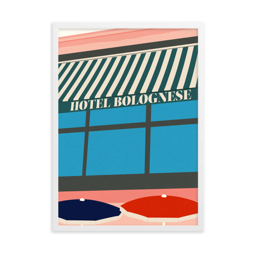 Framed Fine Art Print – Hotel Bolognese