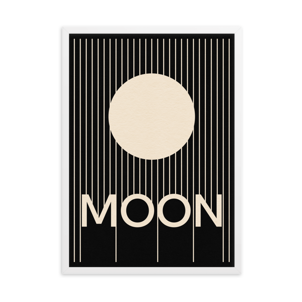 Framed Fine Art Print – MOON