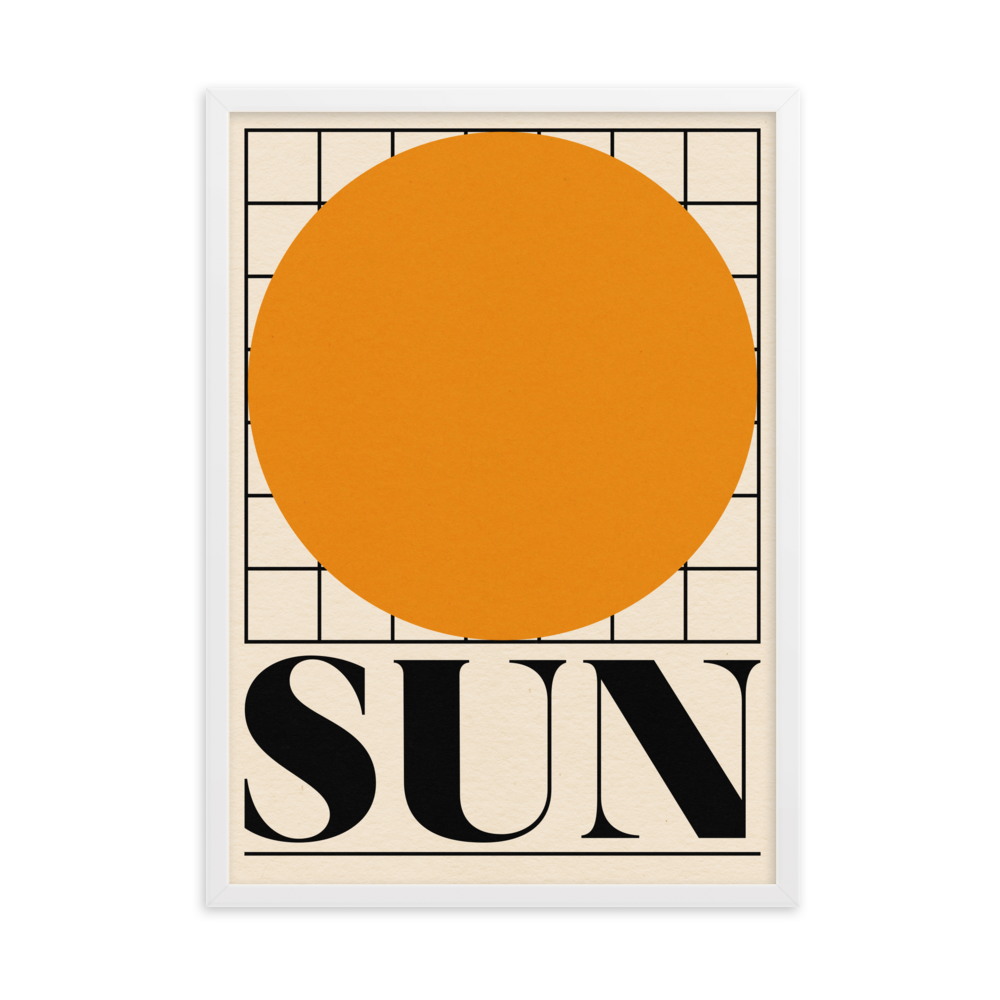 Framed Fine Art Print – SUN