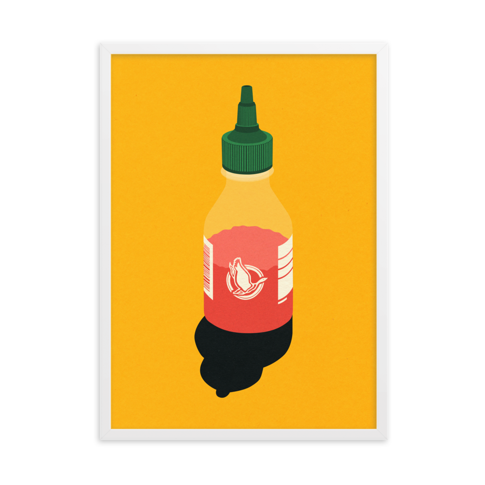 Framed Fine Art Print – Chili Sauce