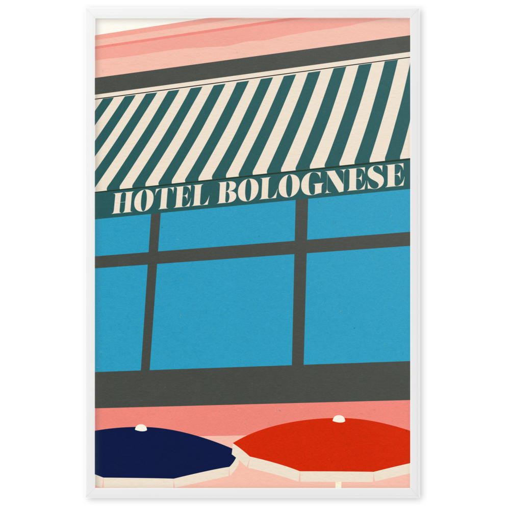 Framed Fine Art Print – Hotel Bolognese