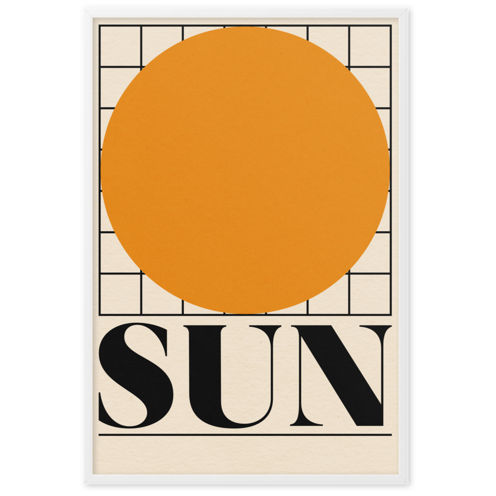 Framed Fine Art Print – SUN