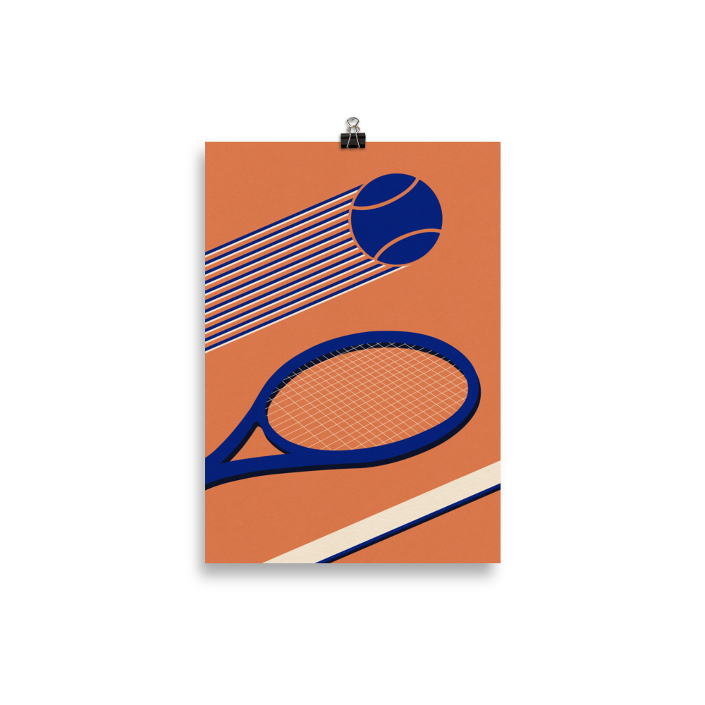Fine Art Print – Tennis 80's