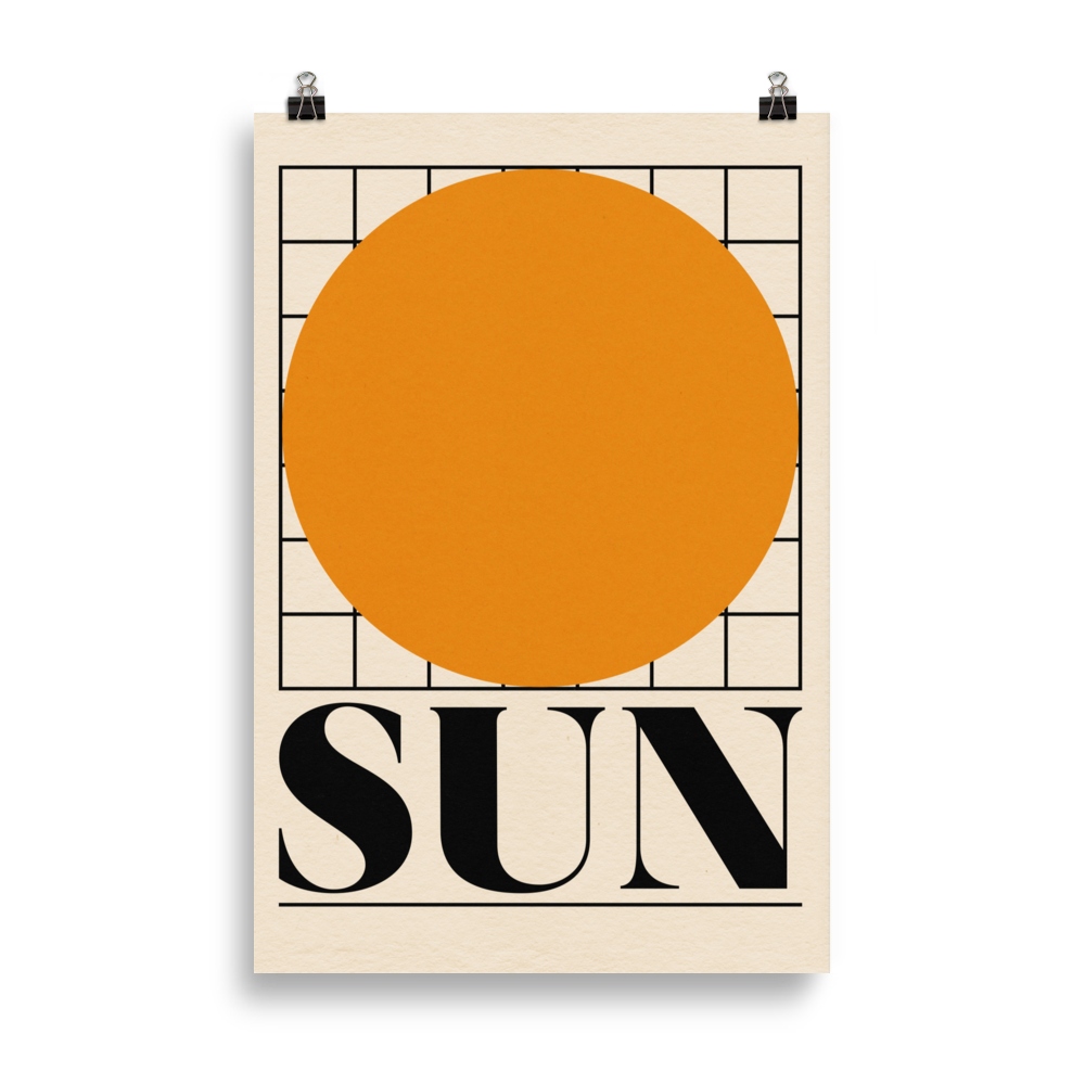 Poster Art Print Illustration – SUN