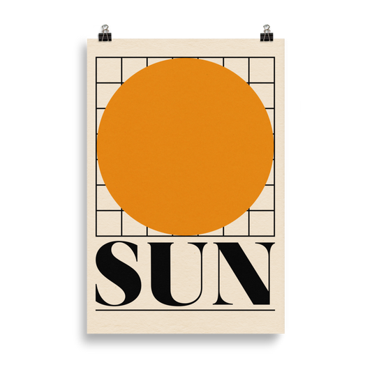 Poster Art Print Illustration – SUN