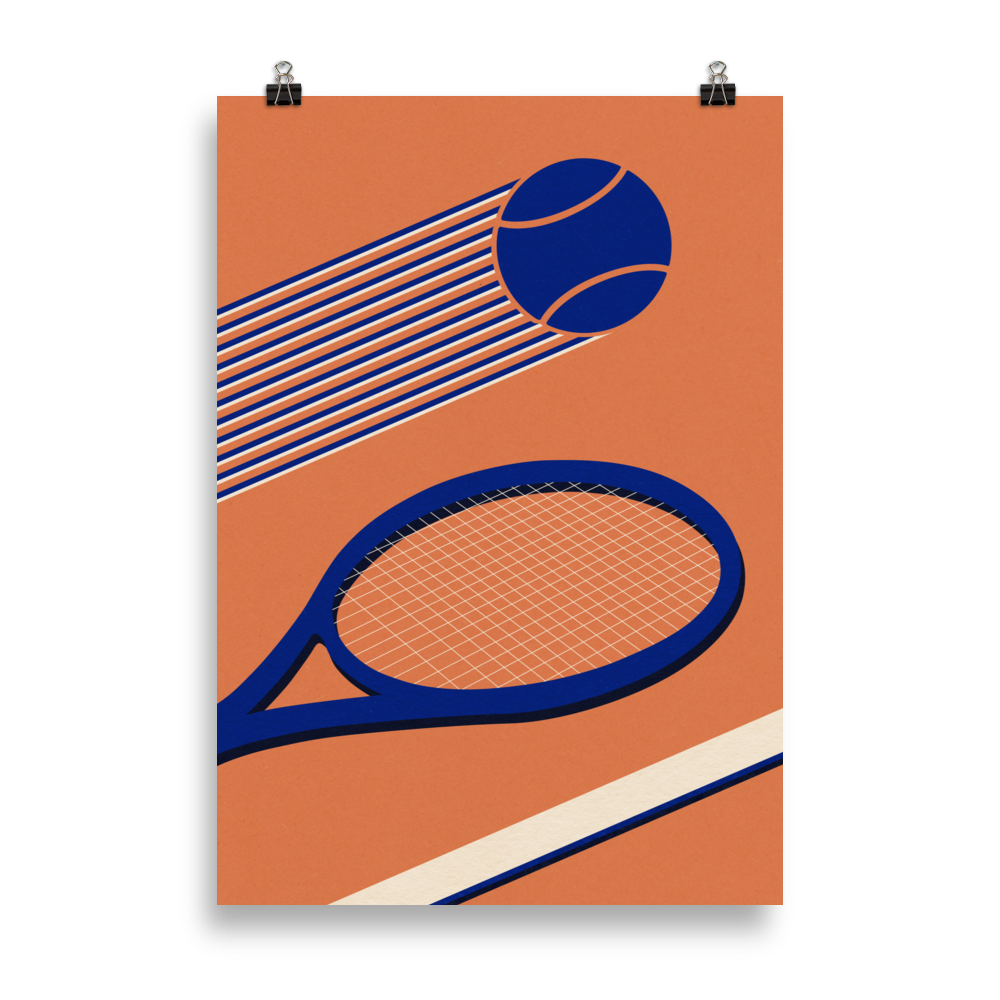 Fine Art Print – Tennis 80's