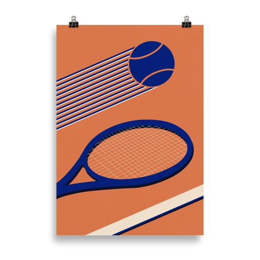Fine Art Print – Tennis 80's