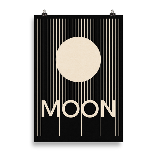 Poster Art Print Illustration – MOON