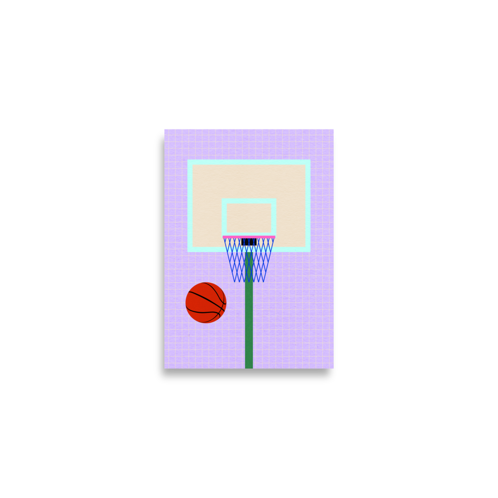 Poster Art Print Illustration – New York Basketball