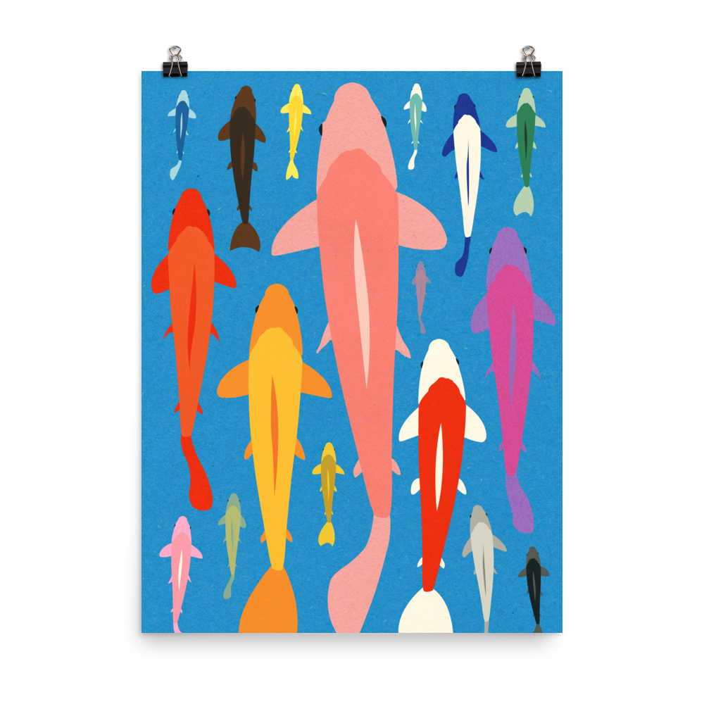 Poster Art Print Illustration – KOI (in)