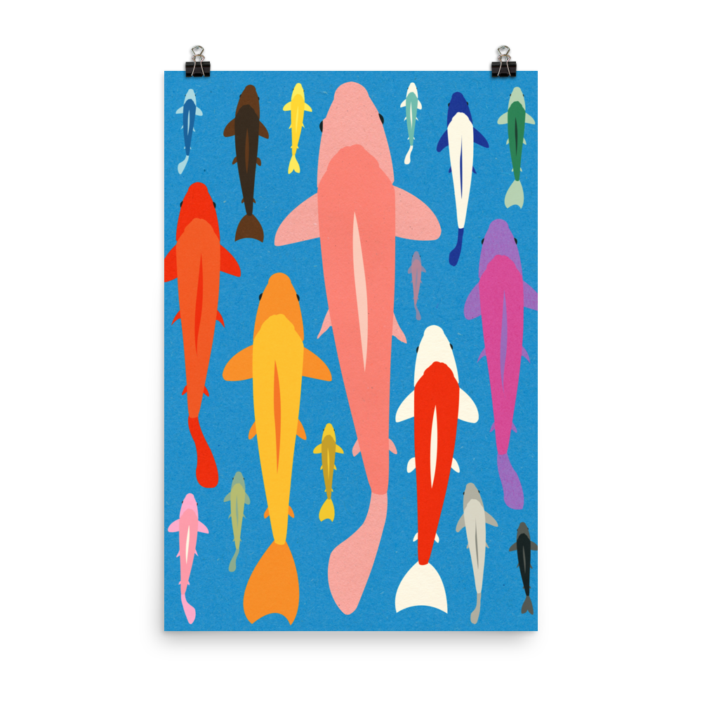 Poster Art Print Illustration – KOI (in)